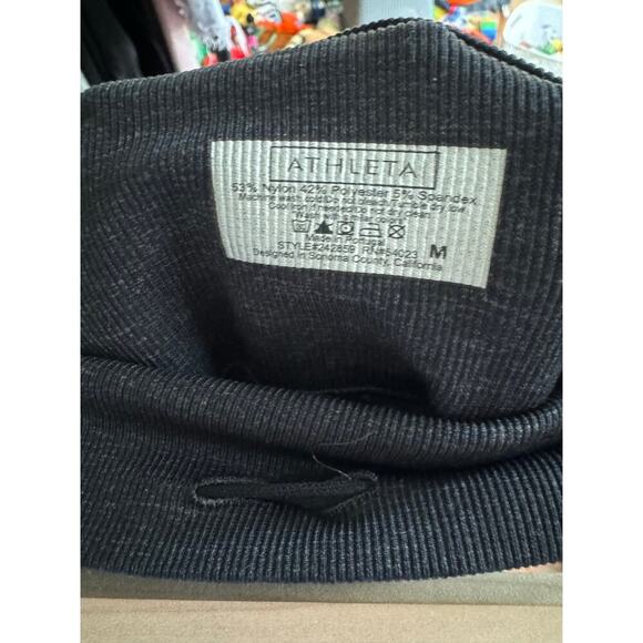 ATHLETA Embodiment Black/Dark Grey Seamless
Leggings Size Medium Style 242859 - Picture 8 of 8